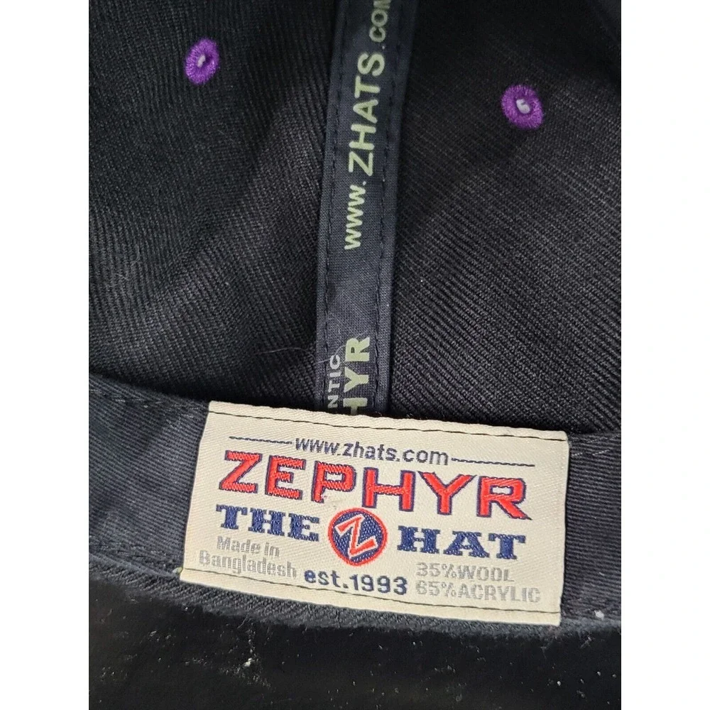 LOS ANGELES KINGS Zephyr NHL HOCKEY HAT Purple Black Casual Sportswear School‎ - Picture 6 of 7